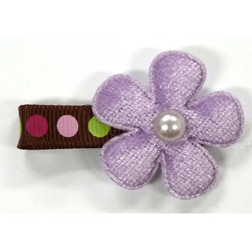 エンジェルズリボン シックフラワー(1ケ入) B021 Angel's ribbon 【滑らないヘアクリップ 子ども 子供 キッズ ヘアアクセサリー】【ゆうパケット送料無料】